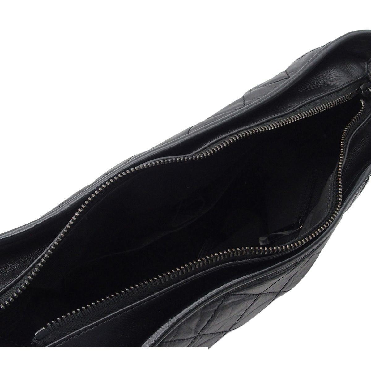 Chanel Chain Shoulder Bag Gabrielle de Chanel Large Black Calfskin — view 5