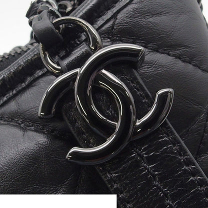 Chanel Chain Shoulder Bag Gabrielle de Chanel Large Black Calfskin — view 8