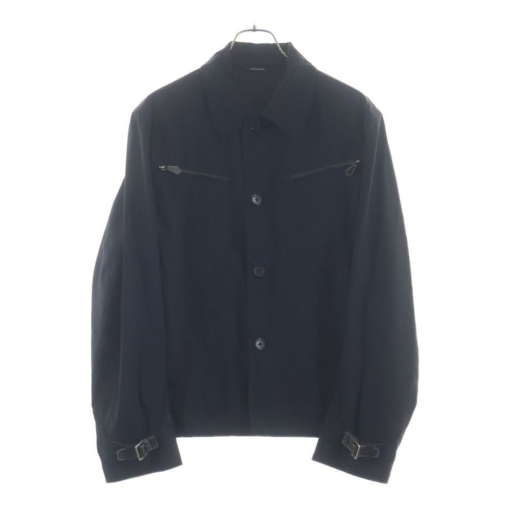 Hermes Cotton Button Up Shirt Jacket Black
