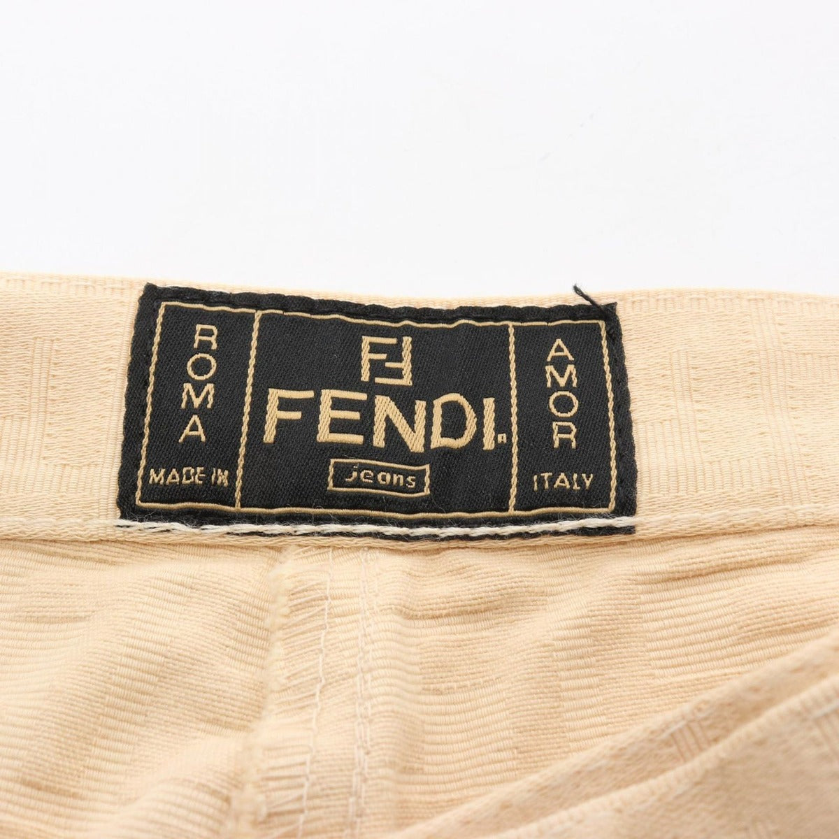 Fendi Pants FF Pattern Cotton B — view 3