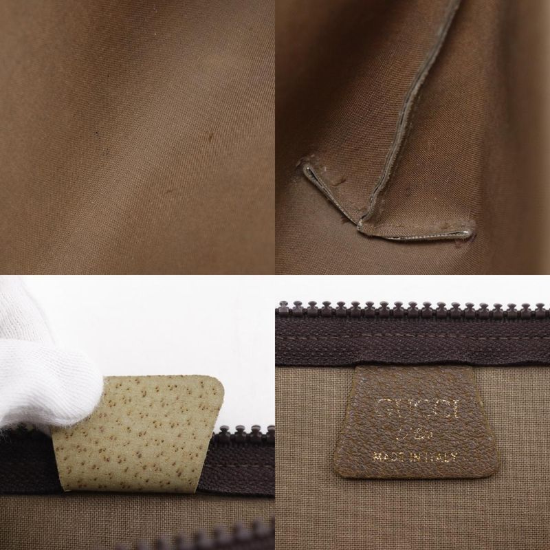 Gucci Old Gucci Pouch GG Plus Brown Unisex Second Bag