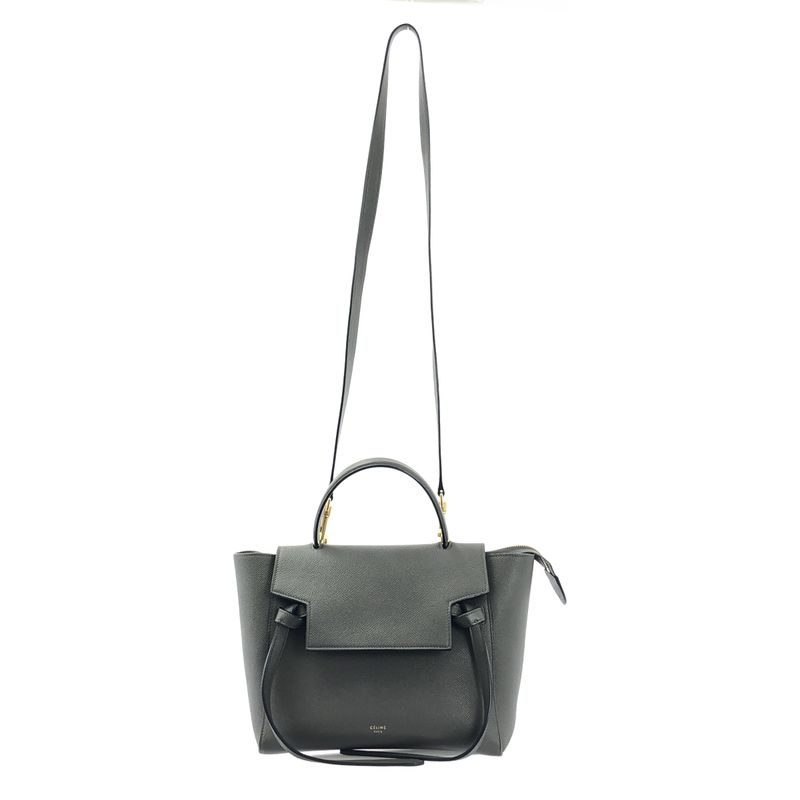 Celine - Micro BELT BAG 2way Shoulder Micro Belt Handbag - Gray - Women