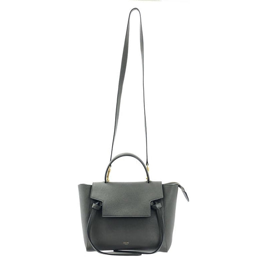 Celine - Micro BELT BAG 2way Shoulder Micro Belt Handbag - Gray - Women