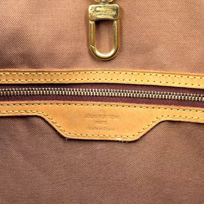 Louis Vuitton Batignolles Orizontal Monogram Leather × PVC Brown Shoulder Bag