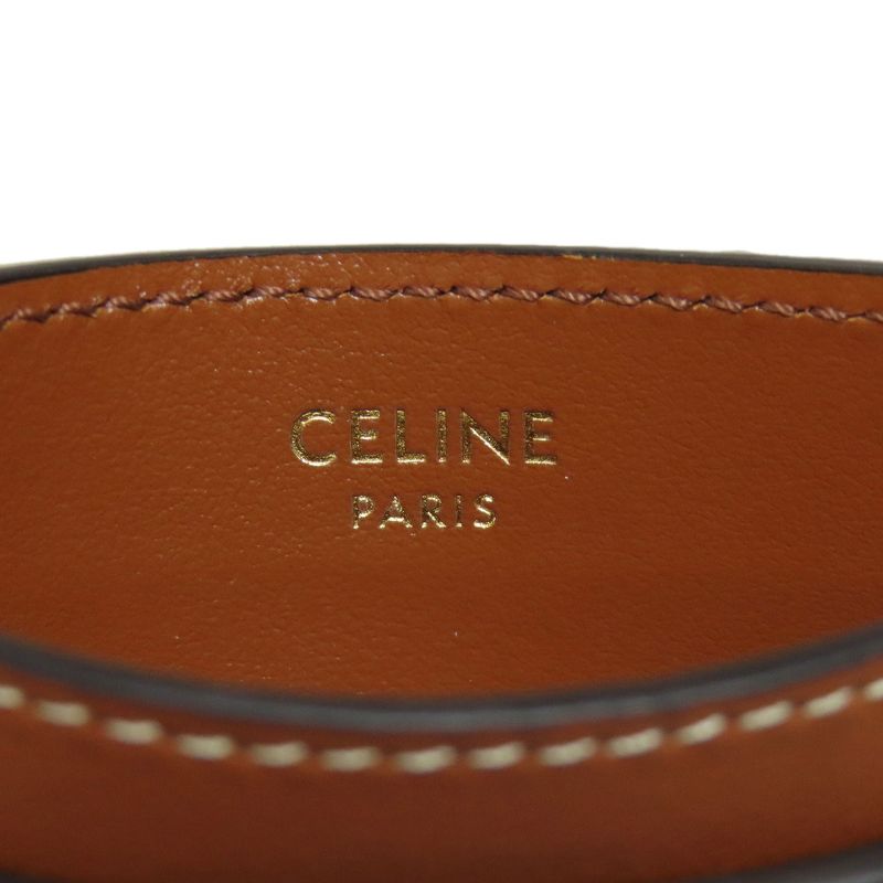Celine Triomphe Card Case Leather Women