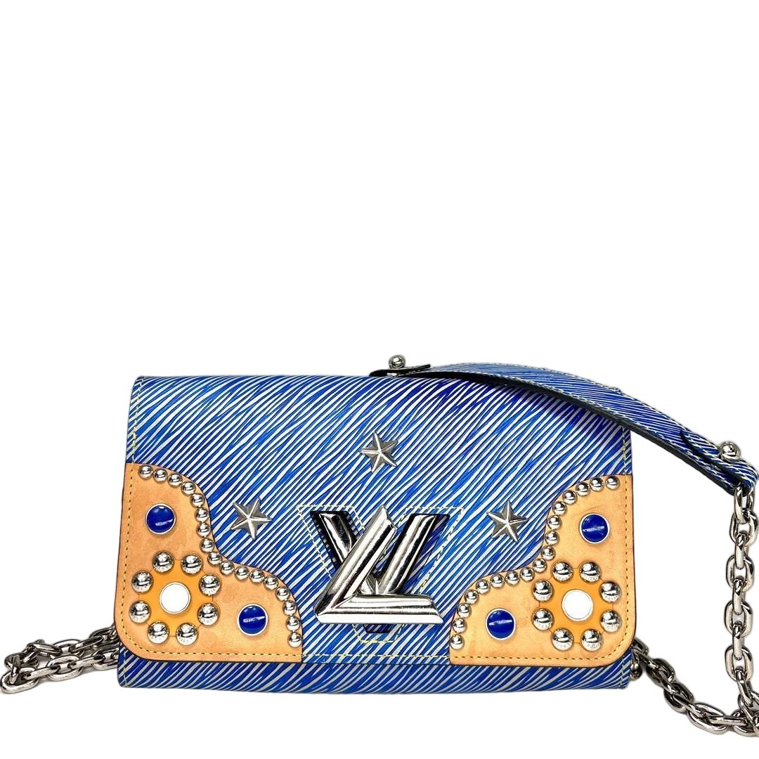 Louis Vuitton Epi Denim Twist Chain Shoulder