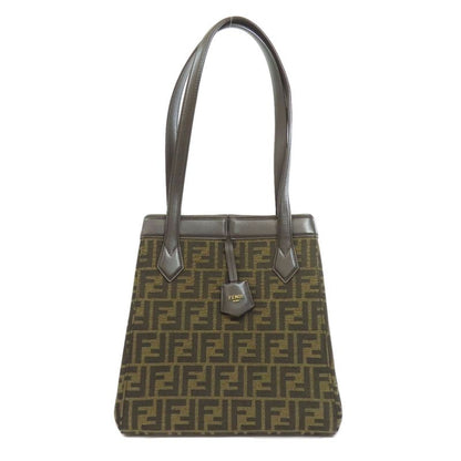 Fendi Origami Medium Zucca Pattern Tote Bag Canvas Women