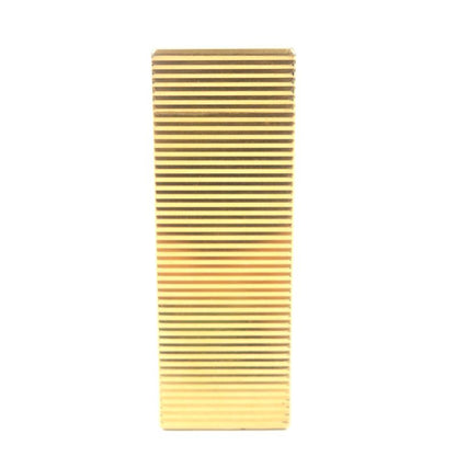  Cartier Pentagon Striped Pentagonal Roller Gas Lighter Gold