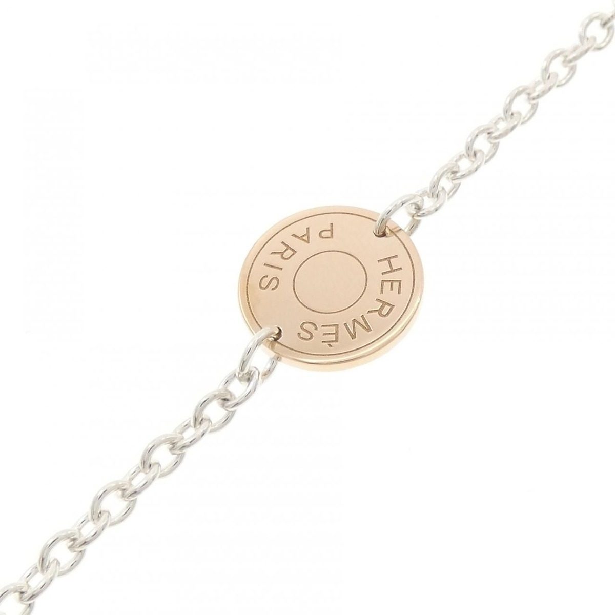 Hermes Exlibris Necklace Pink — view 5