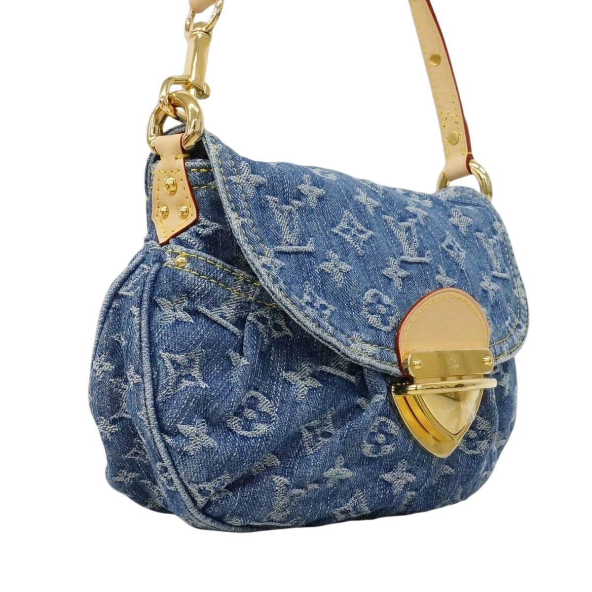 Louis Vuitton Handbag Monogram Denim Sunset Blue 2-Way Bag — view 2