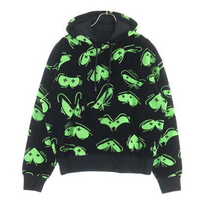 Louis Vuitton LV Eyes Graphic Velour Velvet Pullover Sweatshirt Hoodie