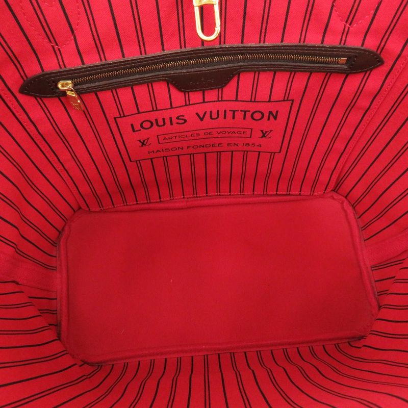 Louis Vuitton New Shape Neverfull MM Damier Threes N41358 Tote Bag LV 0156