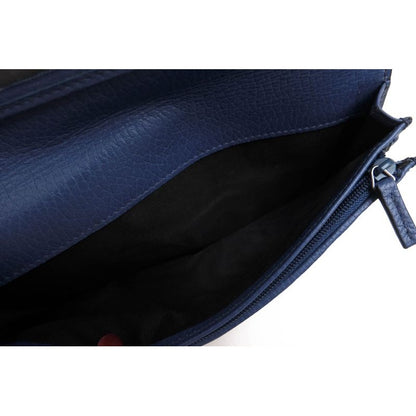 Gucci Long Wallet Men Leather Black Cao2 N 1040 Interlocking — view 7