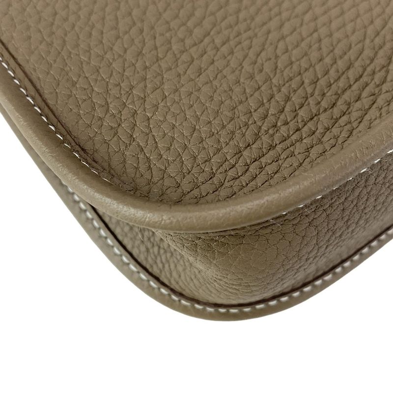 Hermes Shoulder Bag Evelyn TPM Amazon Etoupe Silver Hardware