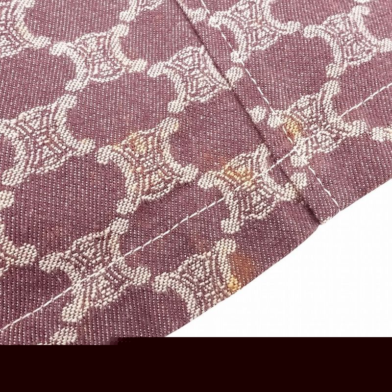 Celine Macadam Pattern Dress Sleeveless Faye Cles Zirconia Switch Jacquard