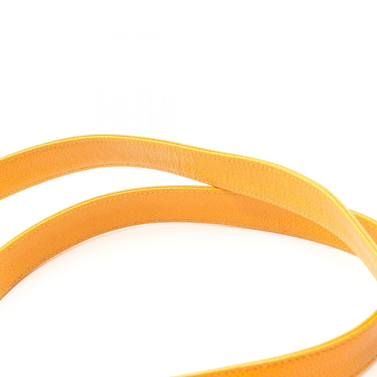 Chanel Tote Triple CC Logo Orange Caviar Leather Coco — view 10