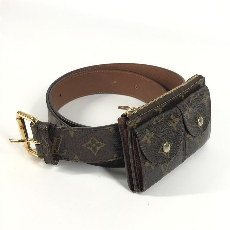 Louis Vuitton Waist Bag Suntulle Pochette Duo M9836 S Monogram Canvas Brown