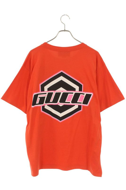 Gucci 616036 Xjgbn Front Logo Embroidered T-shirt Men's L