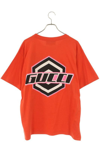 Gucci 616036 Xjgbn Front Logo Embroidered T-shirt Men's L