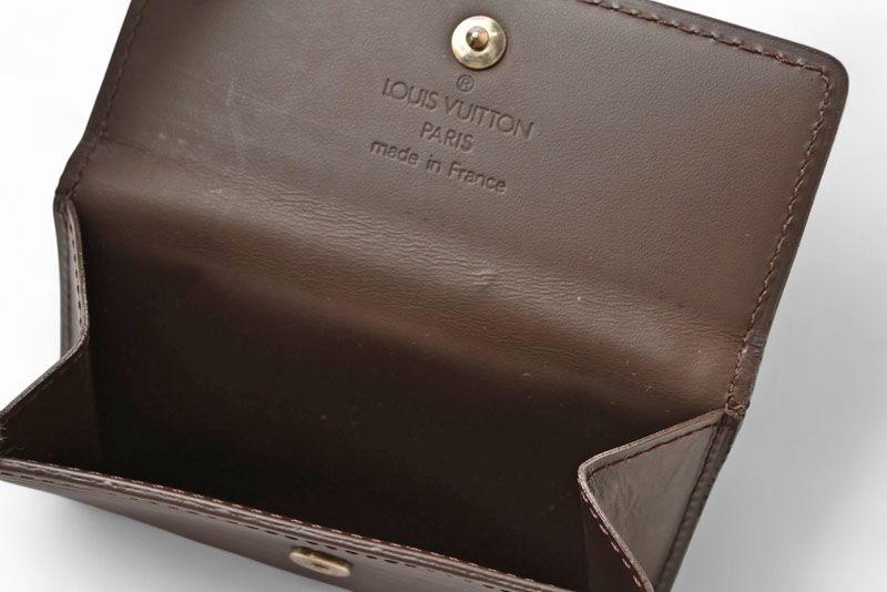 Louis Vuitton Coin Case Card Case Louis Vuitton Mini Wallet Ludlow Epi Mocha