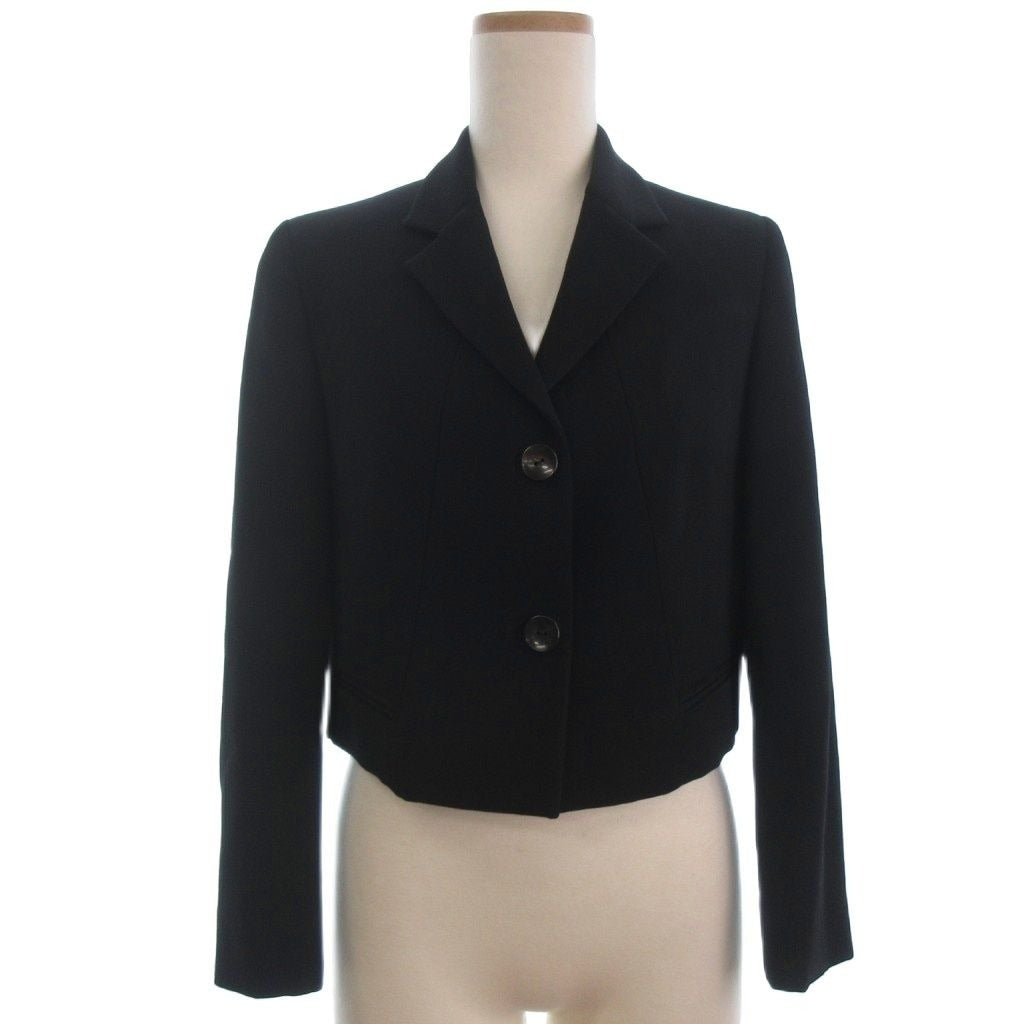 Fendi Short Terrace Jacket Wool Black 40