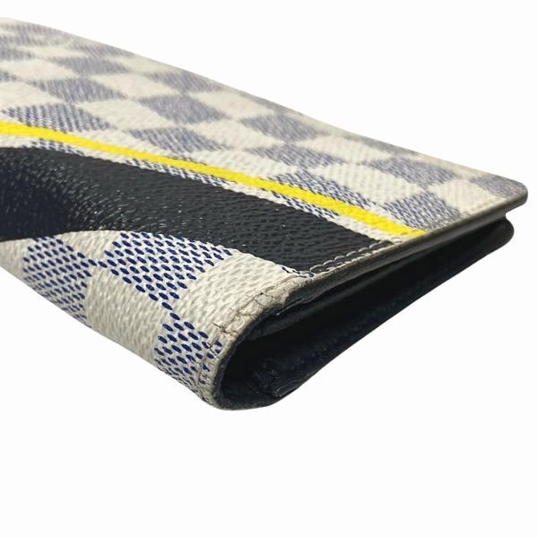 Louis Vuitton Damier Coast Portefeuille Brazza N64007 Bifold Wallet Long Wallet