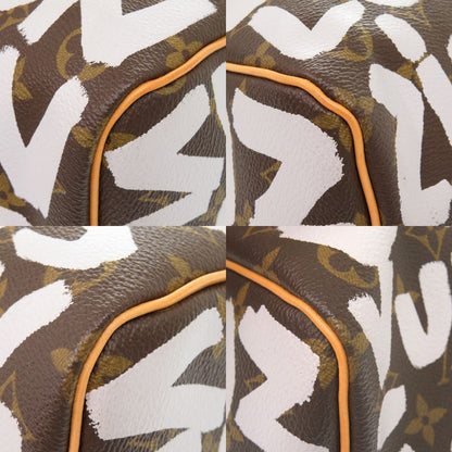 Louis Vuitton Keepall 50 Monogram Graffiti White M92197 Boston Bag LV 1608