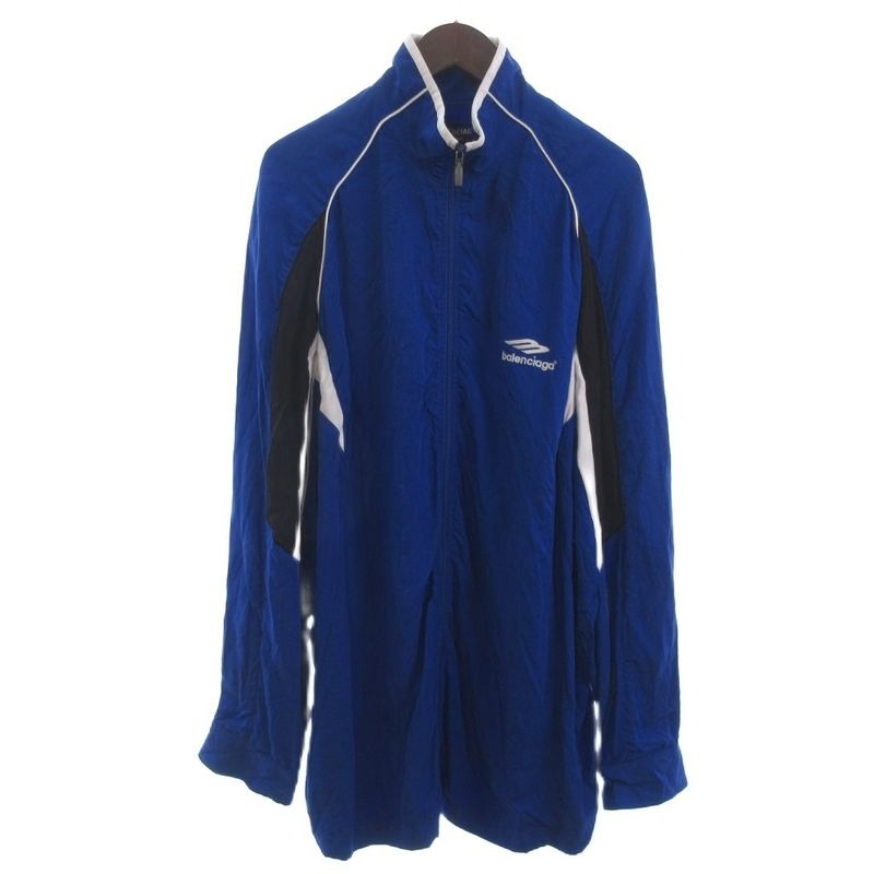 Balenciaga 3 B Sports Icon Tracksuit Track Jacket Blouson Jersey Blue