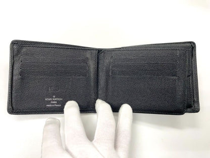 Louis Vuitton Taiga Portefeuille Florine Ardoise Compact Wallet Folded M31112