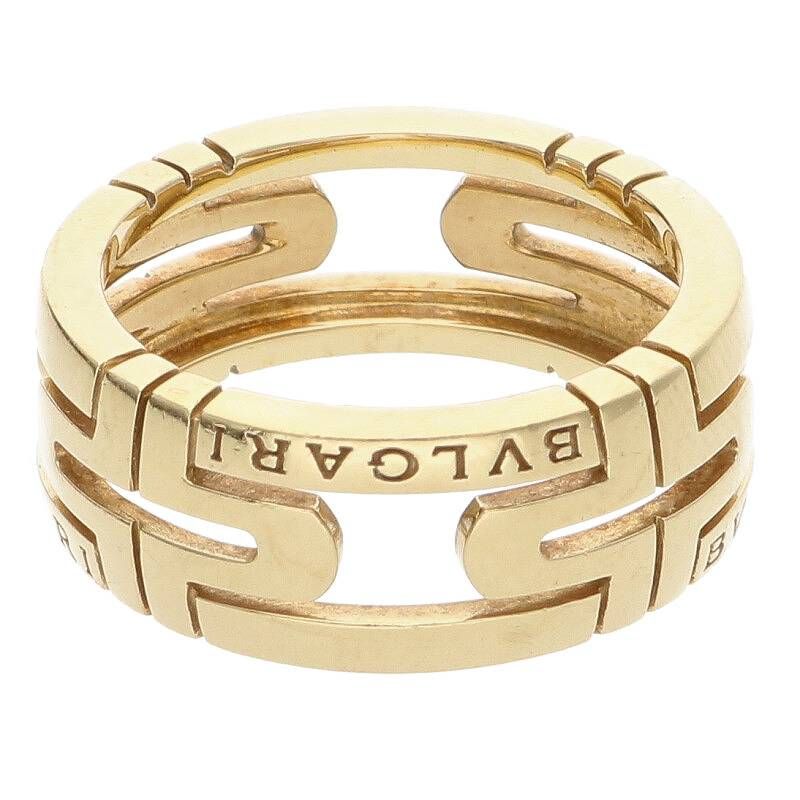 Bulgari Parentesi 18K Yellow Gold Yellow Gold Ring Ladies 52 11