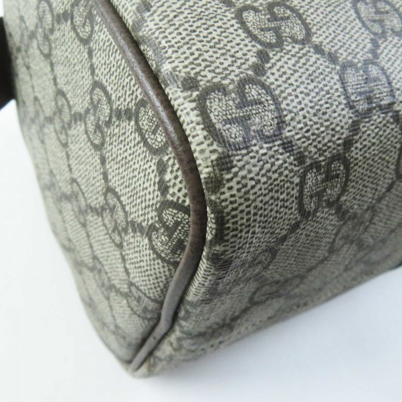 Gucci 759689 Cosmetic Case With Web Stripe GG Supreme Cosmetic Pouch/beauty