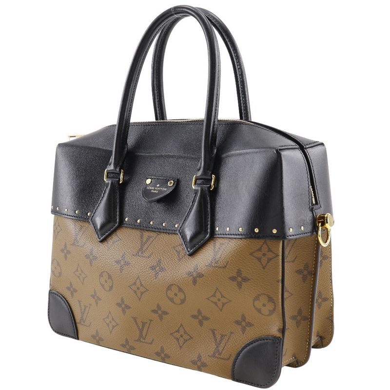 Louis Vuitton City Mal M43595 X Monogram Reverse Black/brown Ba0158 Ladies