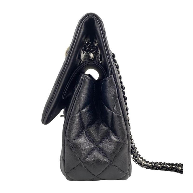 Chanel Pearl Flap Bag Shoulder Bag Handbag Black 2023-24aw (Fall/winter) Black