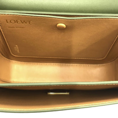 Loewe - Goya Anagram Logo Leather Small Shoulder Bag - Green - Women