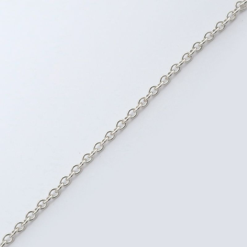 Tiffany & Co Open Heart Elsa Peretti 925 Silver Ladies 9.9g Necklace