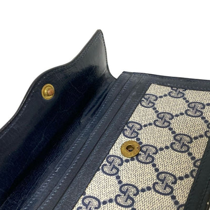 Gucci Parfums Sherry Ivory And Navy GG Pattern Leather