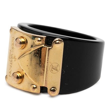 Louis Vuitton Bag Lockme Ring L Black Plastic