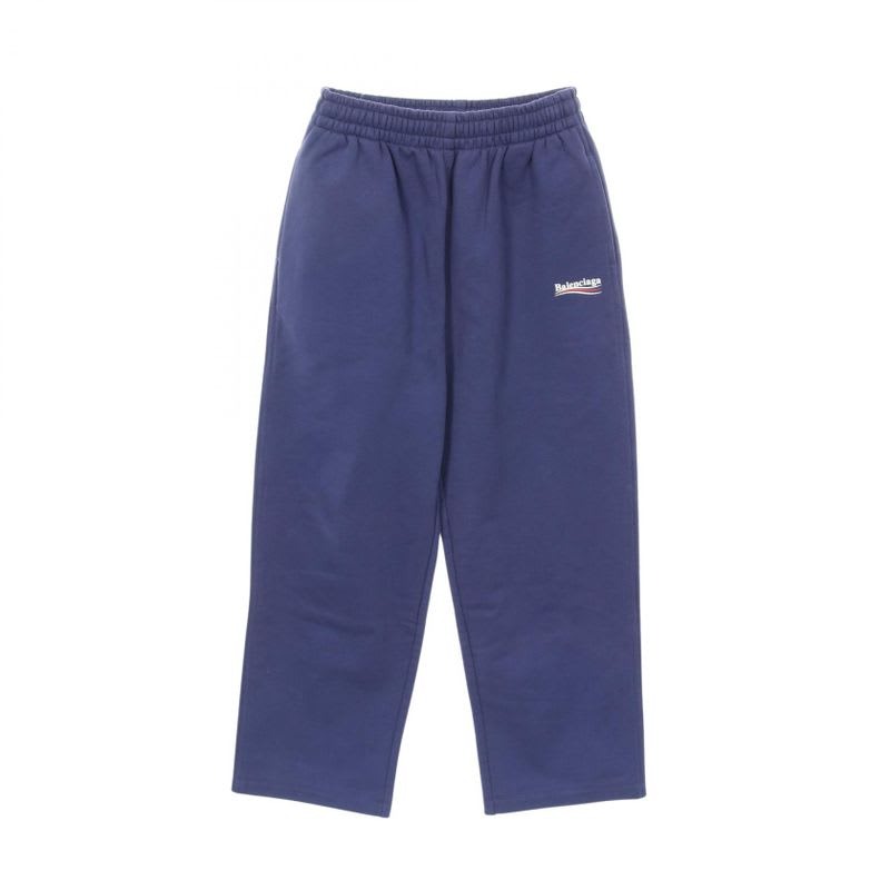 Balenciaga Pants Campaign Logo Purple Cotton Sweatpants