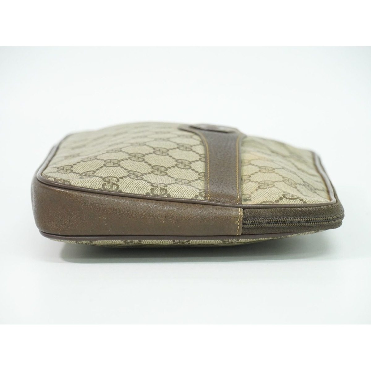 Gucci Vintage GG Supreme Clutch Beige — view 4