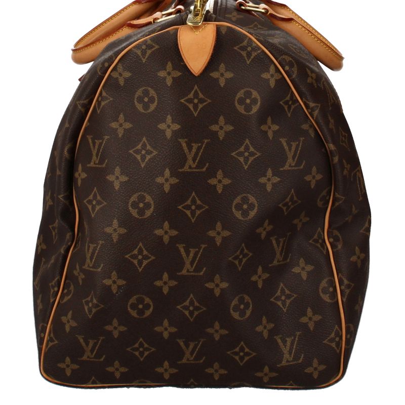 Louis Vuitton Keepall 55 M41424 Monogram Women's Boston Bag Brown Excellent