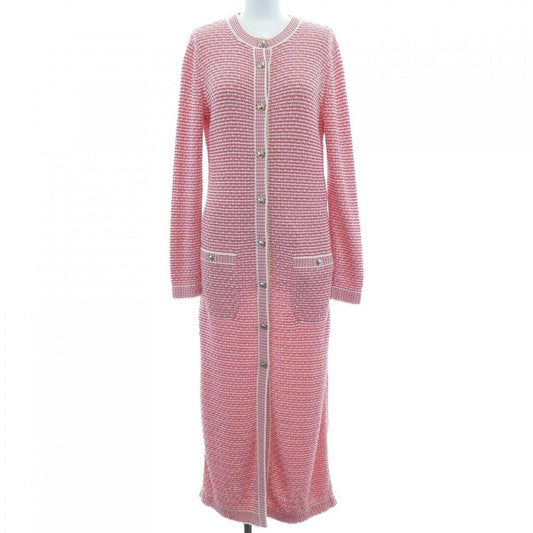 Chanel Long Cardigan Red