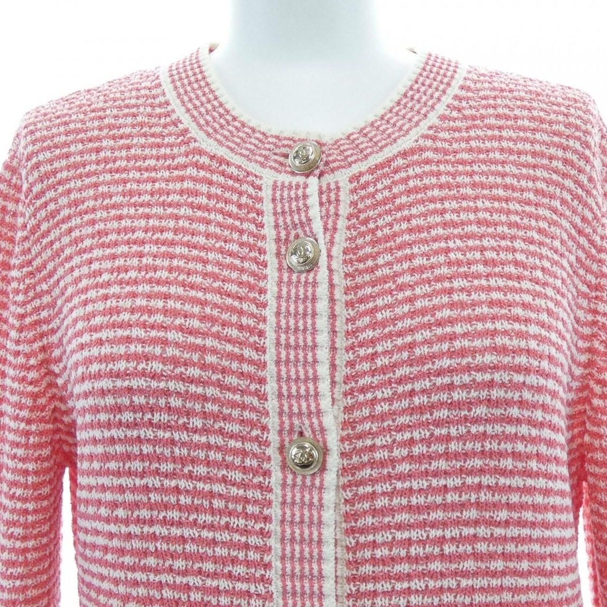 Chanel Long Cardigan Red — view 6