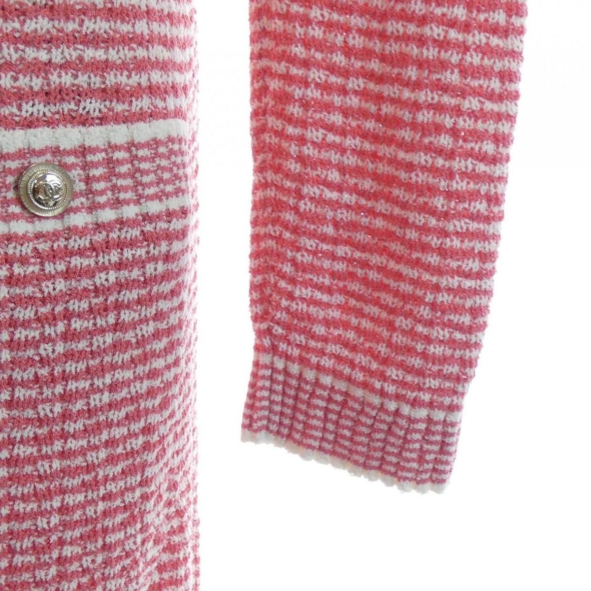 Chanel Long Cardigan Red — view 7