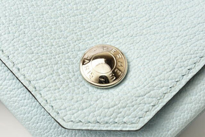 Hermes Coin Case Coin Purse Hermes Le Van Cattle Leather Light Blue