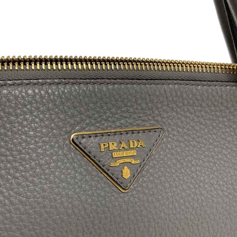 Prada Handbag - 1ba111 Dark Grey Leather