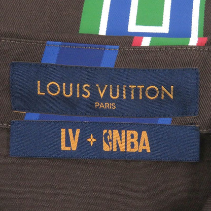 Louis Vuitton 21AW Cotton NBA Collaboration Basketball Letter Short Sleeve