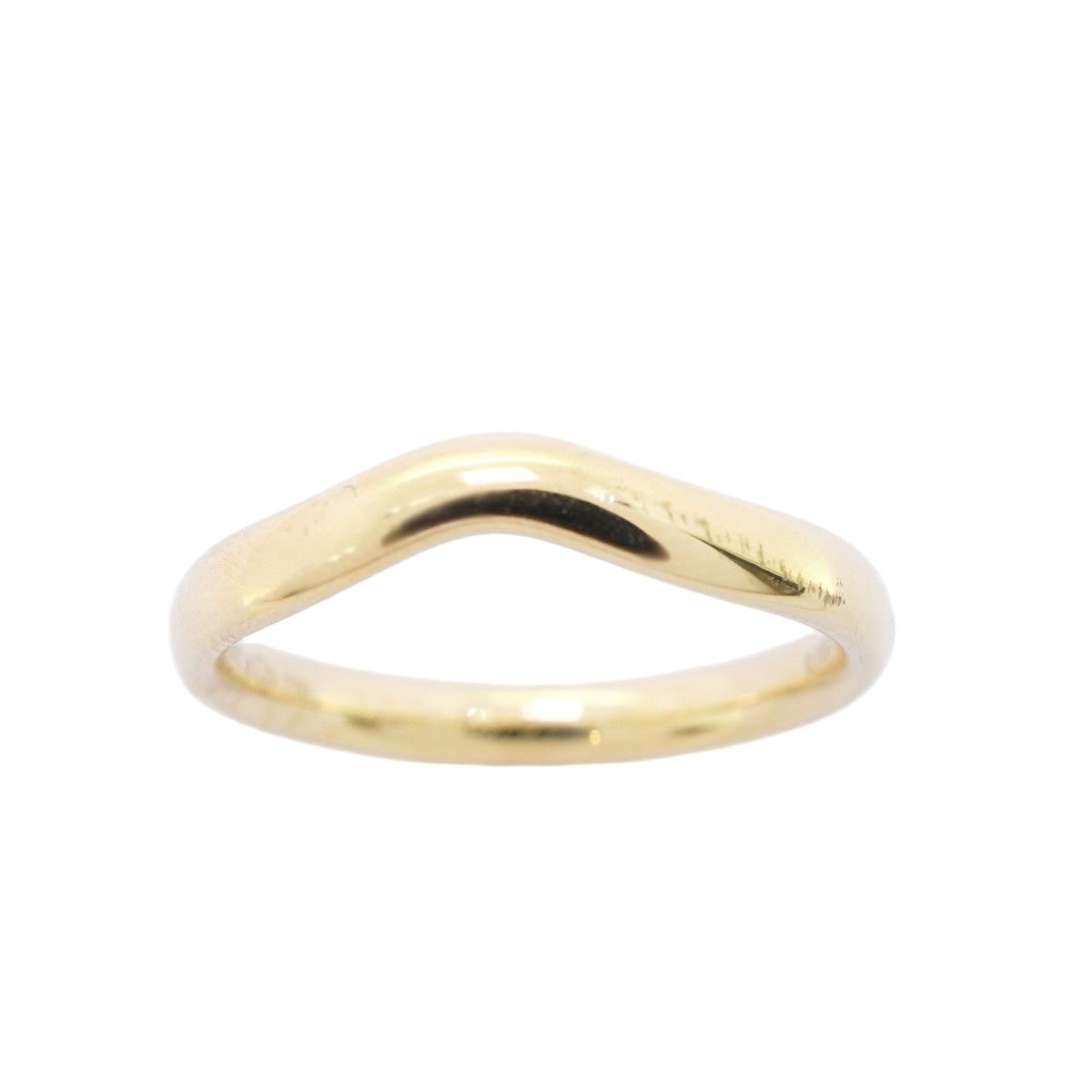 Tiffany & Co Ring Curved Band 18k Yellow Gold — view 2
