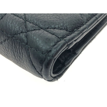 Christian Dior Bifold Wallet Dior Caro Dahlia Wallet Cannage S5173uwhc