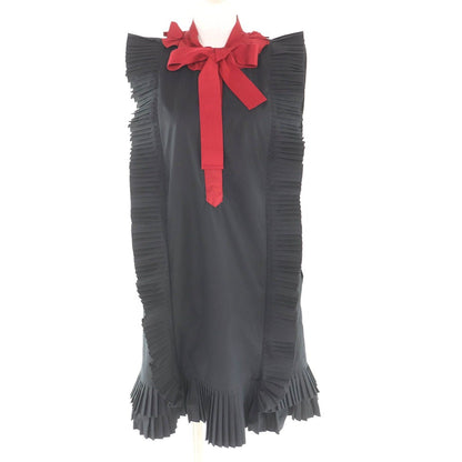 Fendi Cotton Ribbon Pleated Dress