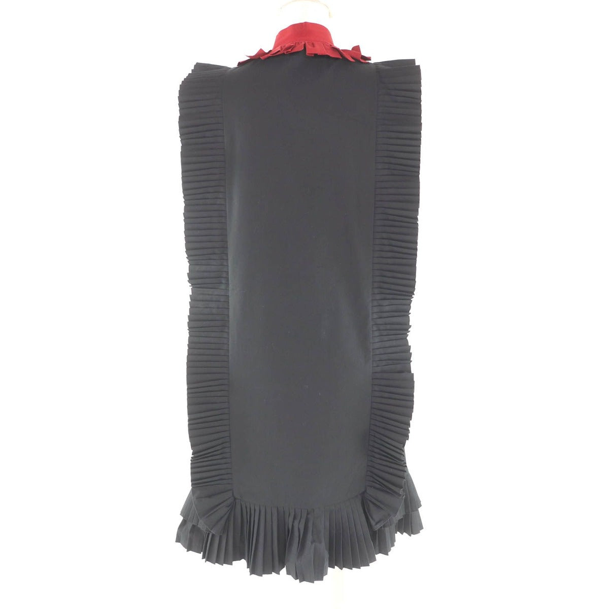 Fendi Cotton Ribbon Pleated Dress — view 3